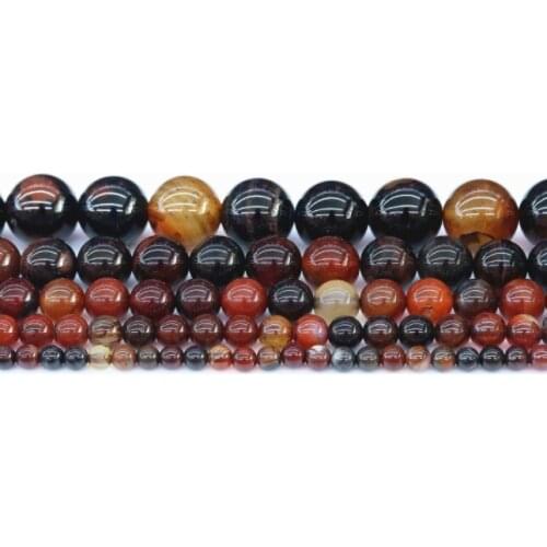 Natural Round Fantasy Dream Agate Carnelian Stone Strand Beads For DIY Bracelet Necklace Jewelry Making 4 6 8 10 12mm