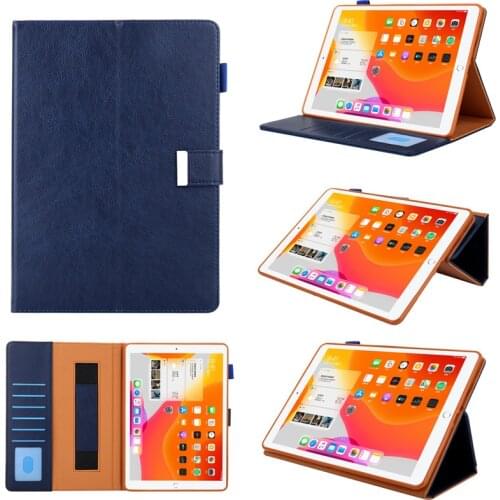 Handheld Premium Leather Case For ipad 10.2 inch 2019 Stand Smart Original business Case for ipad Air 3 2019 /pro 10.5 2017 case