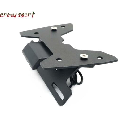 License Plate Holder For SUZUKI GSXR 600 750 GSX-R GSXR600 GSXR750 08-10 Motorcycl Fender Registration Tail Bracket LED