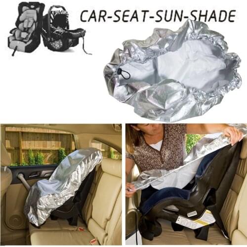 Baby Car Seat Sun Shade Cover For Child Kids Infant Auto Safety Seat Stroller Aluminium Film Sunshade Dust UV Protector