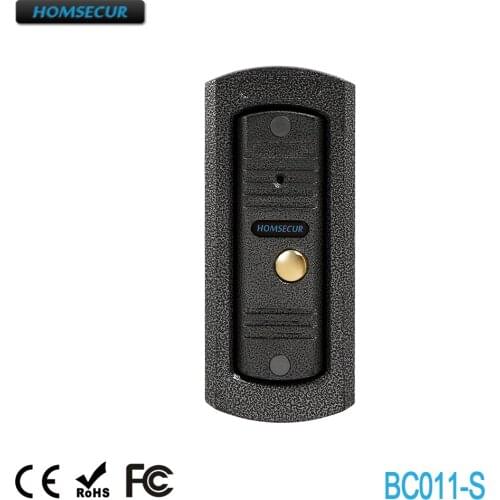 HOMSECUR Silver Camera Doorbell For Video Door Entry Phone Call System BC011-S