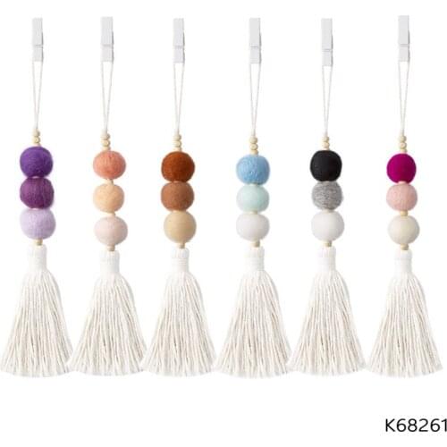 Top Sale New Arrivals Car Pendant Tassel Car Decoration Jade Tassel10PCS