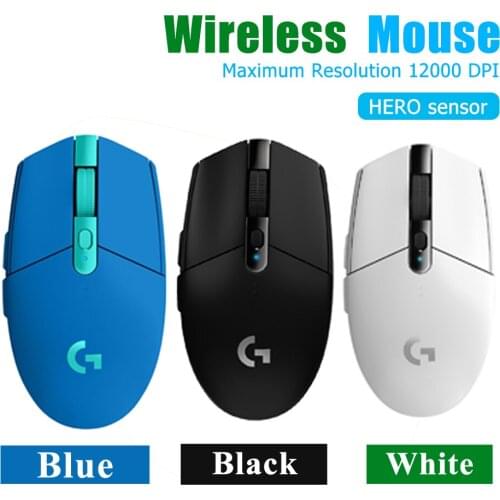 Logitech G304 Computer Gaming 2.4G Wireless Mouse Ergonomic Mouse LIGHTSPEED 12000DPI 6 Programmable Buttons for LOL for PUBG