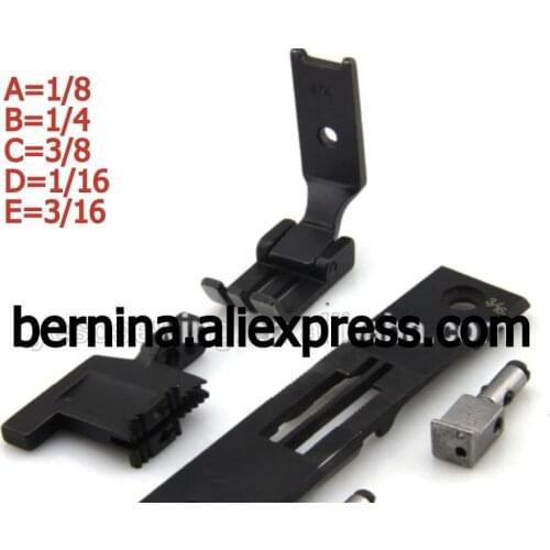NEEDLE GAUGE SET 1/8,1/4,3/8,1/16,3/16 with hole in feed dog NDUSTRIAL SEWING MACHINE PLATE FOR sunstar km 797 bl 7s machina