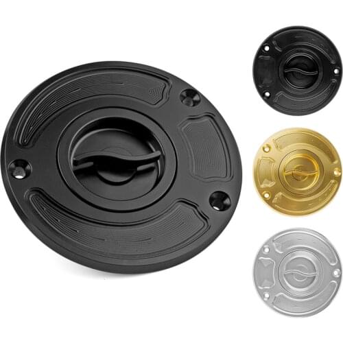 New CNC Aluminum Motorbike Gas Cap Tank Fuel Cover Motorcycle Accessories For KAWASAKI ZX10R 2011-2016 ZX 10R ZX6R Ninja Z750 ZX