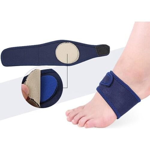 1pair Breathable Elastic Silica Gel High Arch Orthotics Bandage For Heel Foot Pain Relief Plantar Fasciitis Orthopedic Insoles