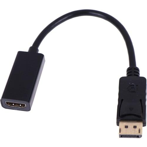 DP to HDMI Adapter Display Port Male To Female HDMI Cable Converter Adaptor For Projector Display Laptop TV 1080P