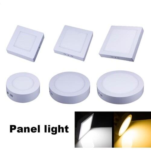 1pcs Dimmable Led Panel Light 9W 15W 25W surface mounted light 8inch high lumens downlight round