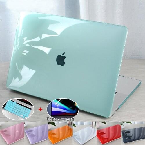 Crystal Transparent Hard Case Protect For Macbook Air Retina Pro 13 15 16 Touch Bar A2251 A2289A2159 A2338 New AIR 13 2020 A2337