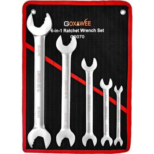Hand Wrench Multitool Key Ratchet Spanners Set of Tools Set Double End Wrenches Universal Wrench Tool Car Repair Tools