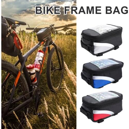 Bike bag bicycle bag phone case for bycicle cycling mobile bike accessories Head Tube Handlebar Cell Mobile Phone Bag Case