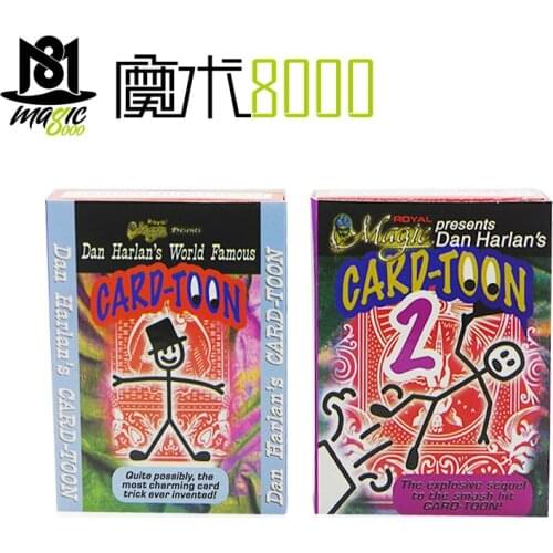 Magic Cartoon Cardtoon Deck Magic Tricks Pack Playing Card Toon Animation Prediction Funny Magic Magic Props Gimmick Toys