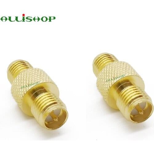 100Pcs RF RP SMA Female (Male Pin) Connector RP SMA Jack to RP-SMA Jack RF Adapter Convertor for FPV Drone Wi-Fi Antenna