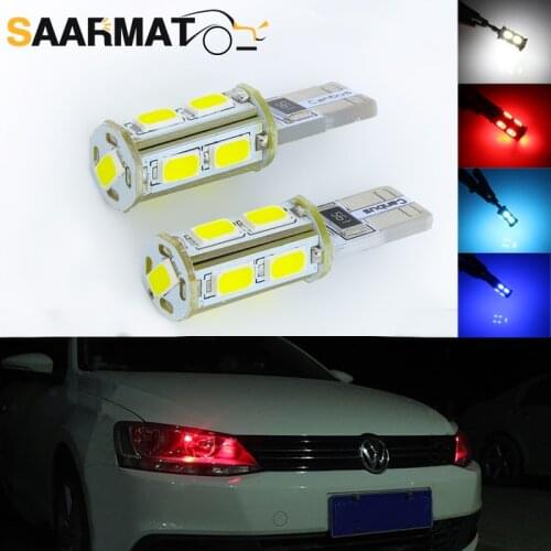 2pcs T10 W5W 194 9SMD High power Signal bulb The width light reading light For VW Jetta Touran 1T T3 Bora T4 Caddy Touareg1 2