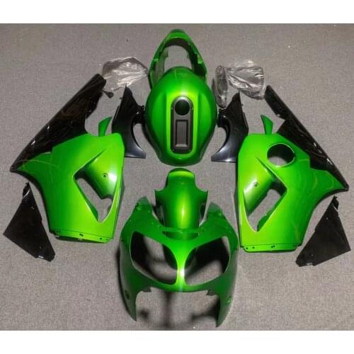 2021 WHSC Cowlings For KAWASAKI Ninja ZX-12R 2000-2001 ABS Plastic Fairings Kit Green Black