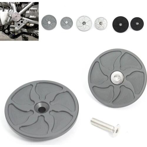 Motorcycle Aluminum Frame Hole Cap Decorative Cover For BMW R1200GS 2008 2009 2010 2011 2012 2013 R NINET 2014 2015 2016