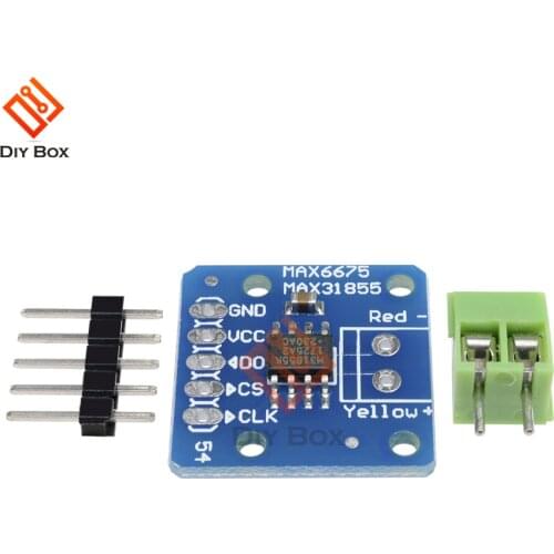 MAX31855 MAX6675 K Type Thermocouple Breakout Board Module Temperature -200C to +1350 Celsius For Arduino 3-5V DC