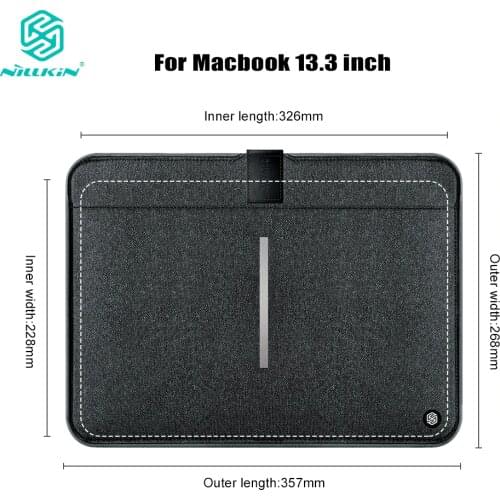 Original Nillkin Protective Sleeve Pouch Case Bag for MacBook Air 13.3 inch for MacBook Pro 13 inch Water-resistant Anti Bump