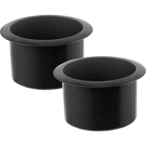 OUNONA 2PCS Black Plastic Recliner Handles Replacement Cup Holder Insert for Sofa Boat Couch Recliner Car Truck Table A30
