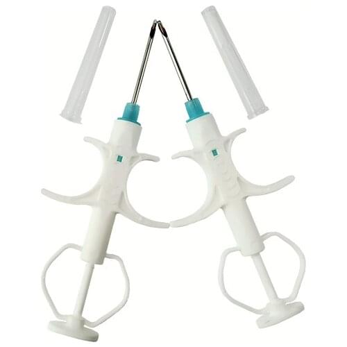 1.4x8mm small animal chip fish cat microchip implants bioglass closed circle loop syringe for veterinarian