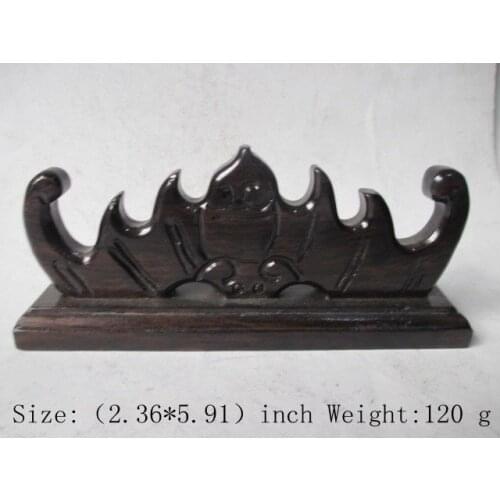 Chinas rare south hand-carved wood pen rack