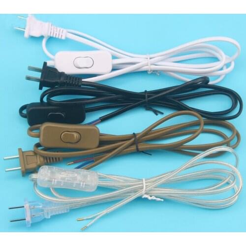 Manual table lamp accessories with plug multi function control dimming power line switch screw p