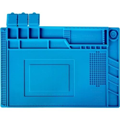 S-160 Heat Insulation Silicone Pad Desk Mat Maintenance Platform For Mobile phone BGA Soldering Repair Station 45*30cm