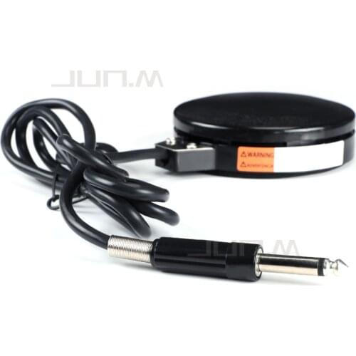 Tattoo Machine Foot Pedal Switch For Tattoo Machine Power Supply Controller 360 Degree Round Foot With Silicone Line 1.8 M