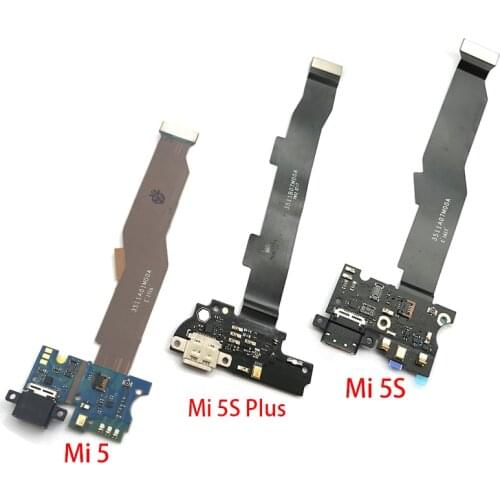 10Pcs/Lot,USB Charger Charging Dock Port Connector Flex Cable For Xiaomi Mi A1 A2 5 Mi5 Mi6 5S Plus Note 2 5X 6X
