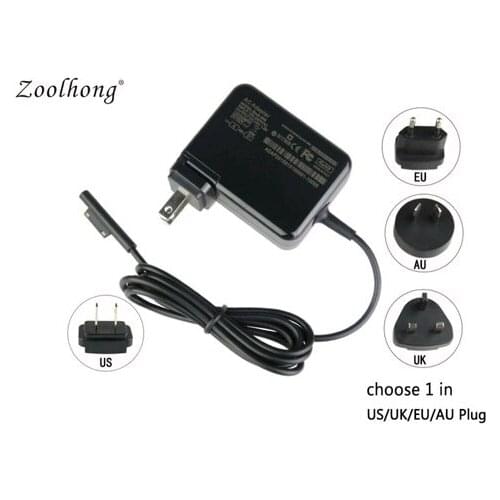 High quality Brand New 24W 15V 1.6A AC Power adapter charger supply for Microsoft Surface pro 4 Table Pc with EU/US/AU/UK plug