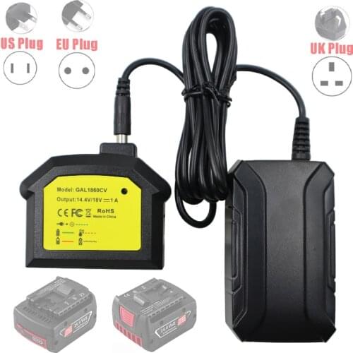 GAL1860CV Li-ion Battery Charger Split Smart Charging Current 1A For Bosch 14.4V 18V Lithium Battery BAT614 BAT618