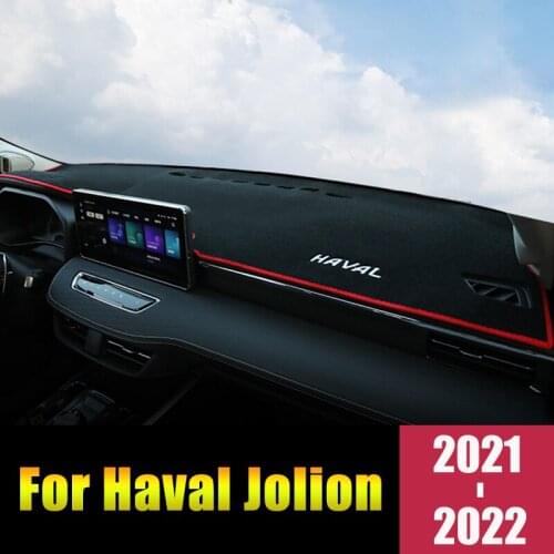 For Haval Jolion 2021 2022 LHD Car Dashboard Cover Sun Shade Mats Avoid Light Pads Anti-UV Case Carpets Protection Accessories