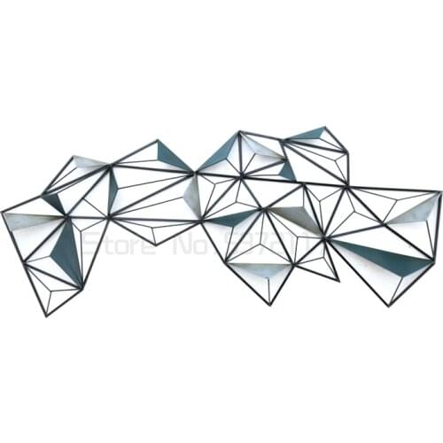 Iron bedroom wall decoration bedside Bookstore background wall room master bedroom Pendant