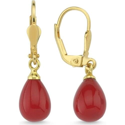 Gold Pearl Earrings TTGKPA26-Certified 14K Gold-A perfect gift for your Loved Ones-Ephesus Gold & Diamond