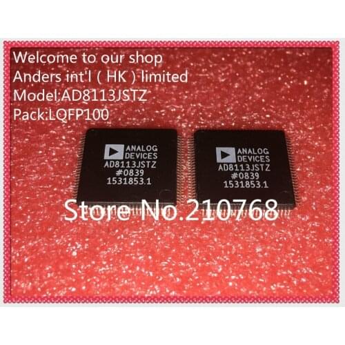 100pcs/lot AD8113JSTZTR AD8113JSTZ AD8113JST AD8113 IC VIDEO CROSSPOINT SWIT 100LQFP