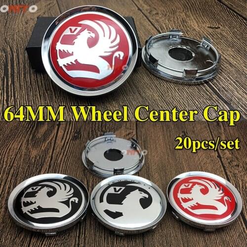 20PCS/SET 64mm Vauxhall Emblem Wheel Center Cap Rim Badge Covers 6.4cm Car Styling for Passat B6 B7 CC Golf Jetta MK5 MK6 Tiguan