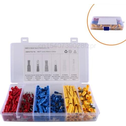 Hot Sale 300 Sub Bullet Male and Female Terminals Cold Pressed Terminals Are Suitable for Automobiles