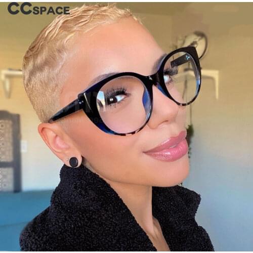 46348 Oversized Cat Eye Round Retro Sunglasses Men Women Fashion Shades UV400 Vintage Glasses