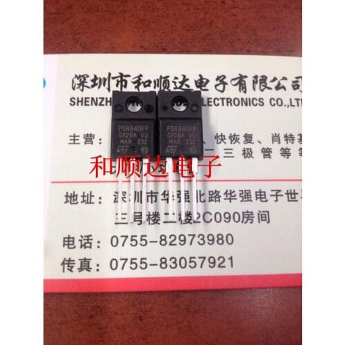 5pcs/ STP5NB40FP TO220F TO-220F
