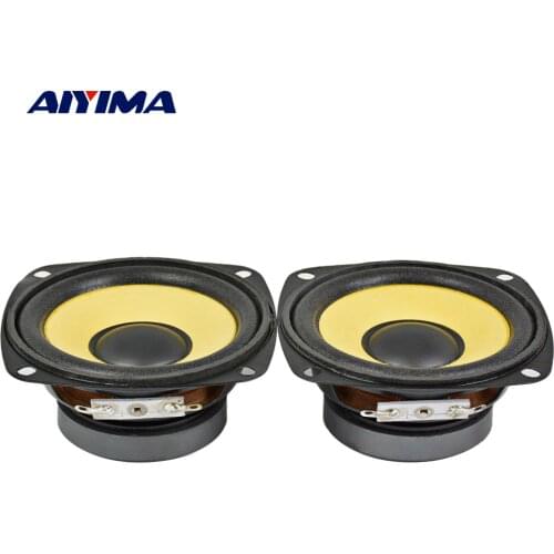 AIYIMA 2Pcs 3 Inch Audio Full Range Speaker 4 Ohm 10 W Multimedia Loudspeaker DIY Sound Amplifier BT Speaker Home Theater