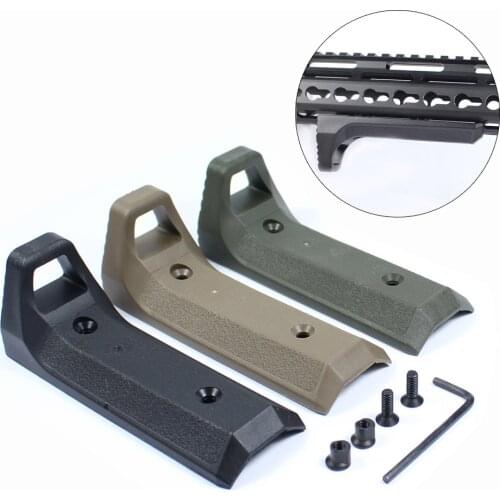 AR15 KeyMod Mount Rails Handguard Hand Stop Cover Rubber Airsoft Hunting Attachment Military Accessories