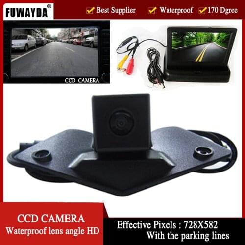 FUWAYDA Car Front Logo Camera + 4.3monitor For sony Mercedes Benz SLK350 200 CLS350 CLS300 Viano R500L R350L R350 R300L Sprinter