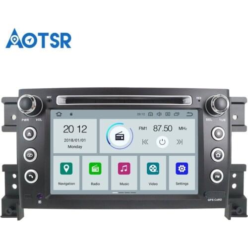 2 din Android 9.0 4+32GB Car Radio Multimedia DVD Player For Suzuki Grand Vitara 2005-2012 GPS Map Navigation Stereo Auto