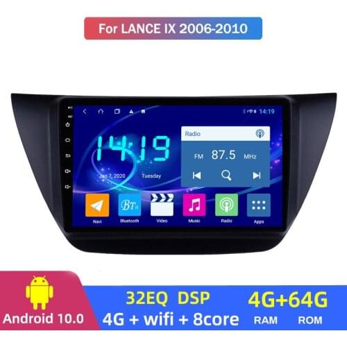 Bluetooth FM WIFI Auto Audio Stereo Mirrorlink Android10 for Mitsubishi Lancer IX 2006 2007 2008 2009 2010 Automobile Navigator