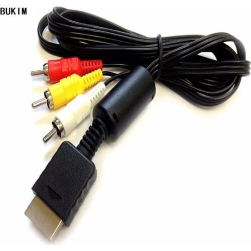 BUKIM High quality RCA to AV Audio Video Cable TV Lead for Play station for PS1 /PS2 /PS3 Consoles