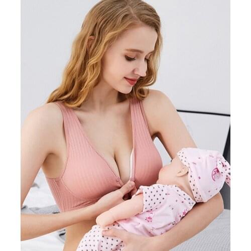 Women Feeding Bra Cotton Maternity Nursing Bras Pregnant Breastfeeding Pregnancy Women Underwear Breast Feeding Bra