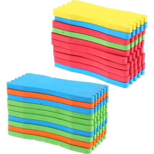 20pcs Foam Boards Fishing Rigs Winders Floating & Quick-Dry Fishing Line Winding Board Foam Fishing Line Board