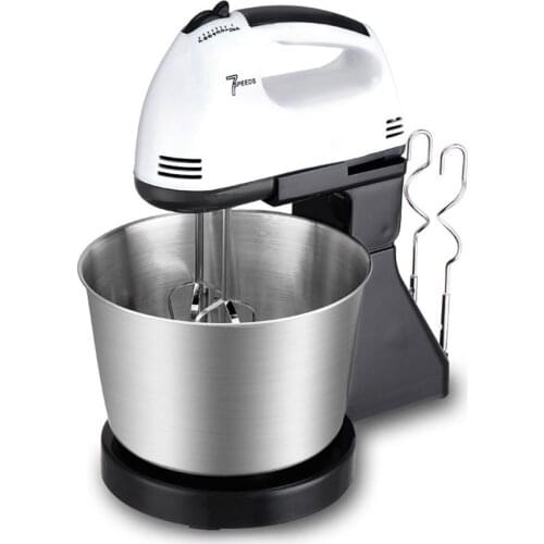 7 Speed Electric Food Mixer Desk Stand Cake Dough Mixer Handheld Eggs Beater Blender Baking Whipping Cream Machine