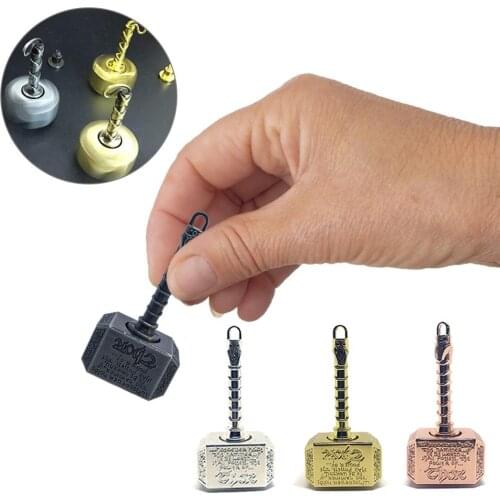 Fidgeting Cool Hammer Fidget Hand Finger Spinners Metal Chain Cube Stress Relief Toys Fingertip Gyro Stress Relief Party Favors