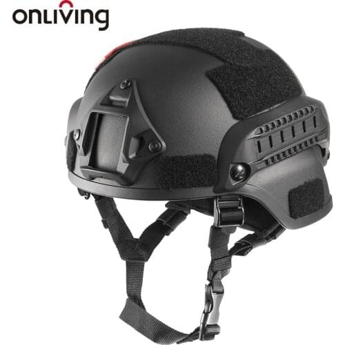 ONLIVING Lightweight Tactical Helmet MICH2000 Outdoor Tactical Painball CS SWAT Helmet Sport Riding Protect Equipment